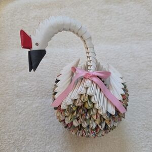 Origami Swan Bird  - Multicolor